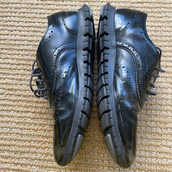 Cole Haan Women's Zerogrand Wing Ox Ironstone Brush Off Leather Distressed SZ 8 - Picture 7 of 12